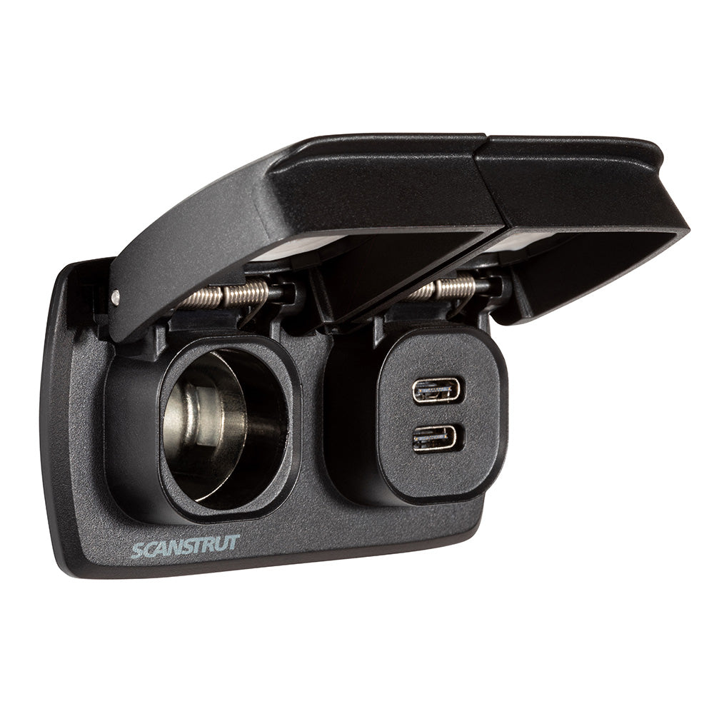 Scanstrut Flip Pro Multi Dual USBC 12V Power Socket SCMULTIF1