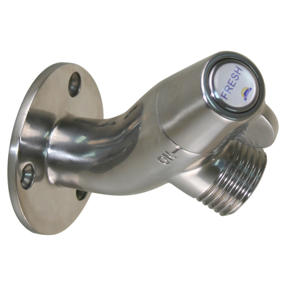 Scandvik Ceramic Angled Washdown Valve SS Spigot 10175P
