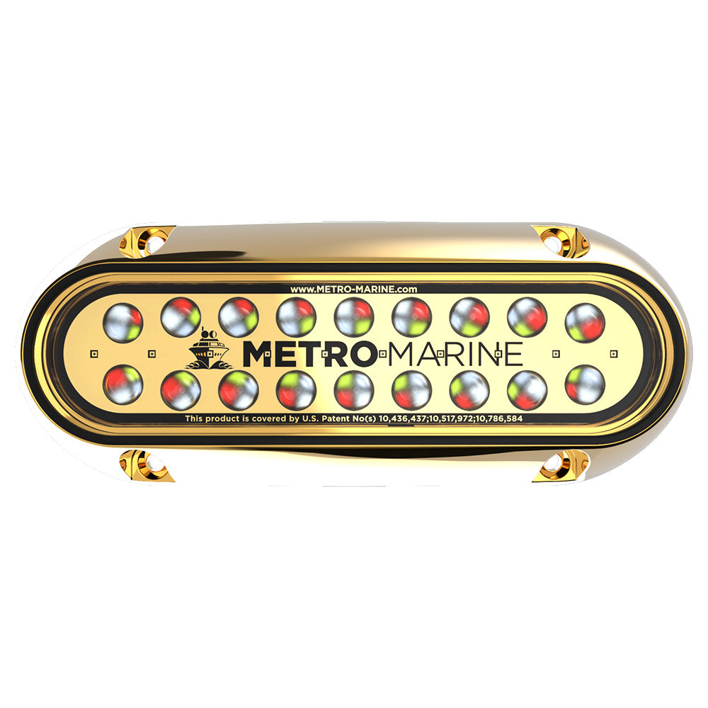 Metro Marine HighOutput Elongated Underwater Light wIntelligent Full Spectrum LEDs RGBW 45 Beam FBME1HFS45