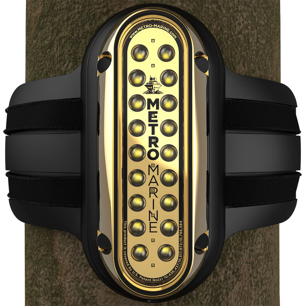 Metro Marine HighOutput Vertical Piling Mount Light wIntelligent Monochromatic LEDs White 45 Beam FPME1VW345