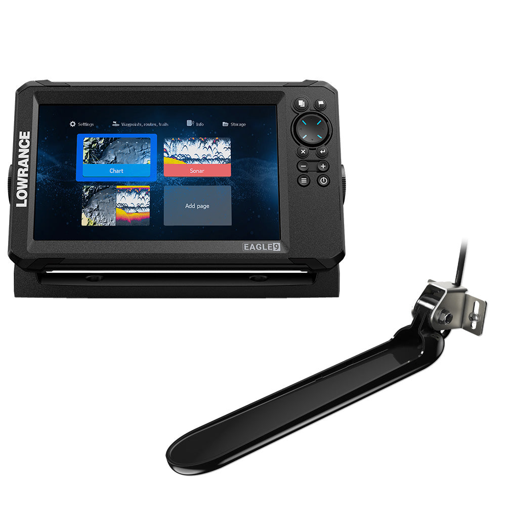 Lowrance Eagle 9 wTripleShot Transducer Inland Charts 00016126001