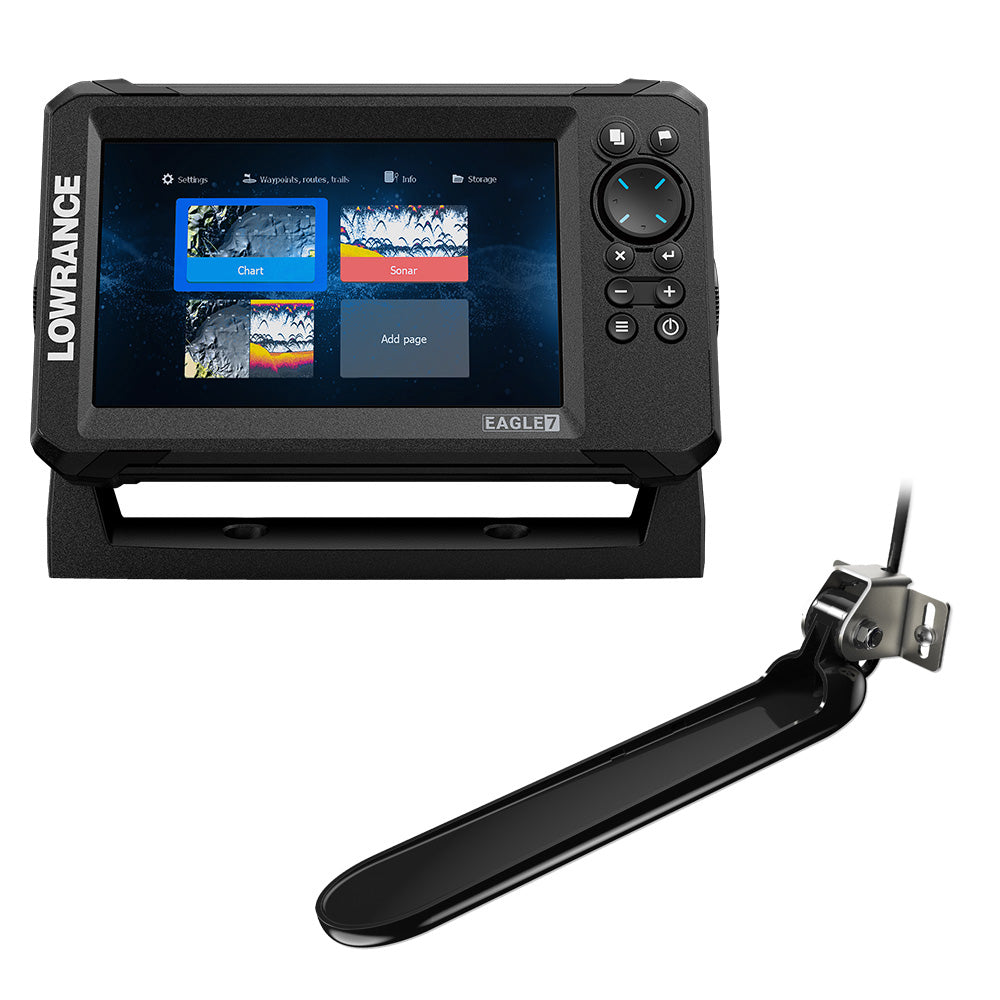 Lowrance Eagle 7 wTripleShot Transducer Discover OnBoard Chart 00016228001