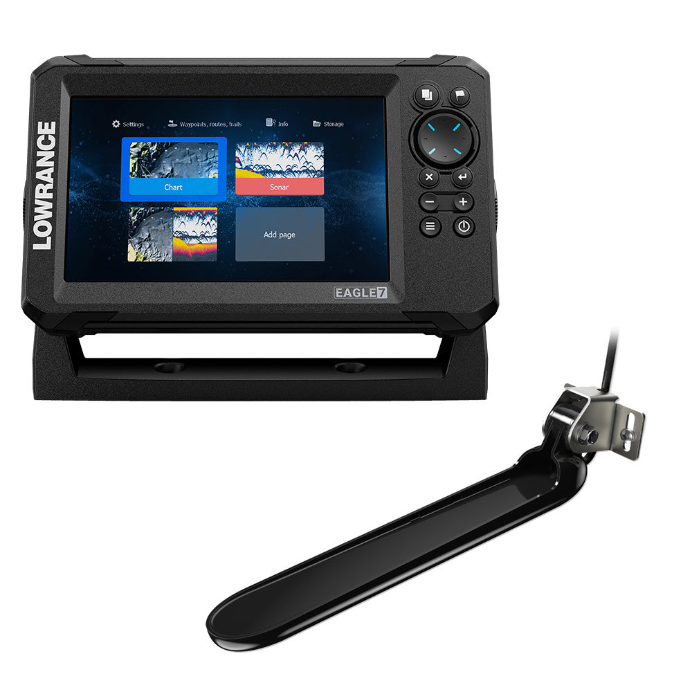 Lowrance Eagle 7 wTripleShot Transducer US Inland Charts 00016120001