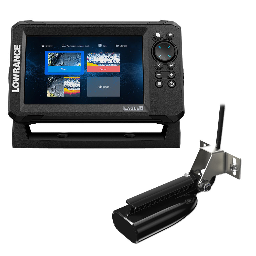 Lowrance Eagle 7 wSplitShot TM Transducer Inland Charts 00016114001