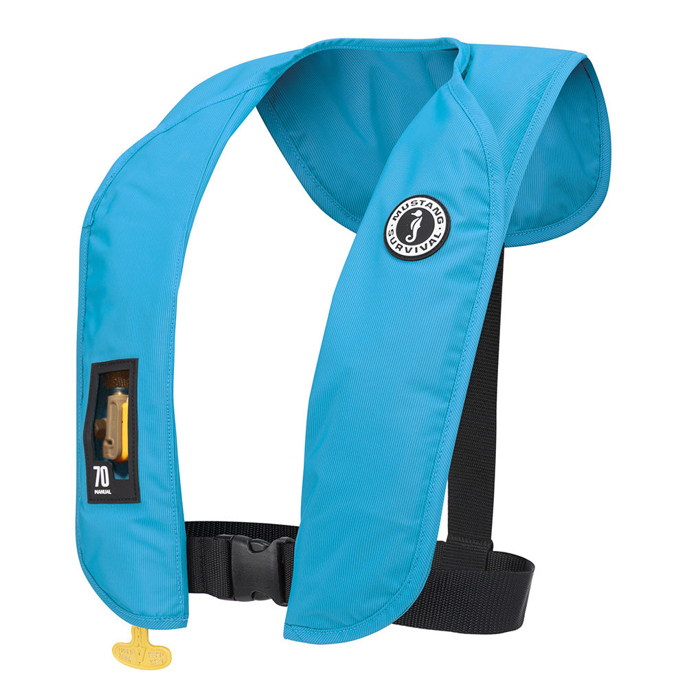 Mustang MIT 70 Manual Inflatable PFD Azure Blue MD40412680202