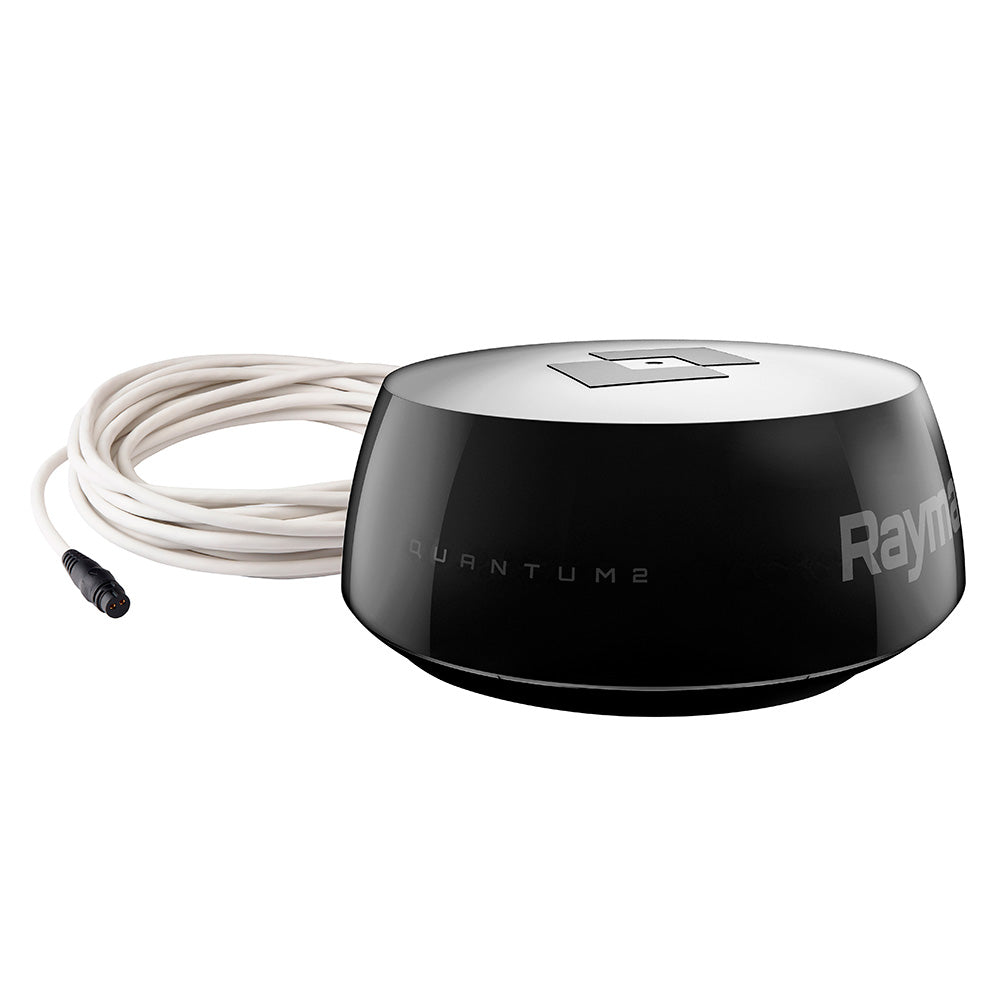 Raymarine Black Q24D Quantum 2 Doppler Radar w10M Power Data Cables T70549