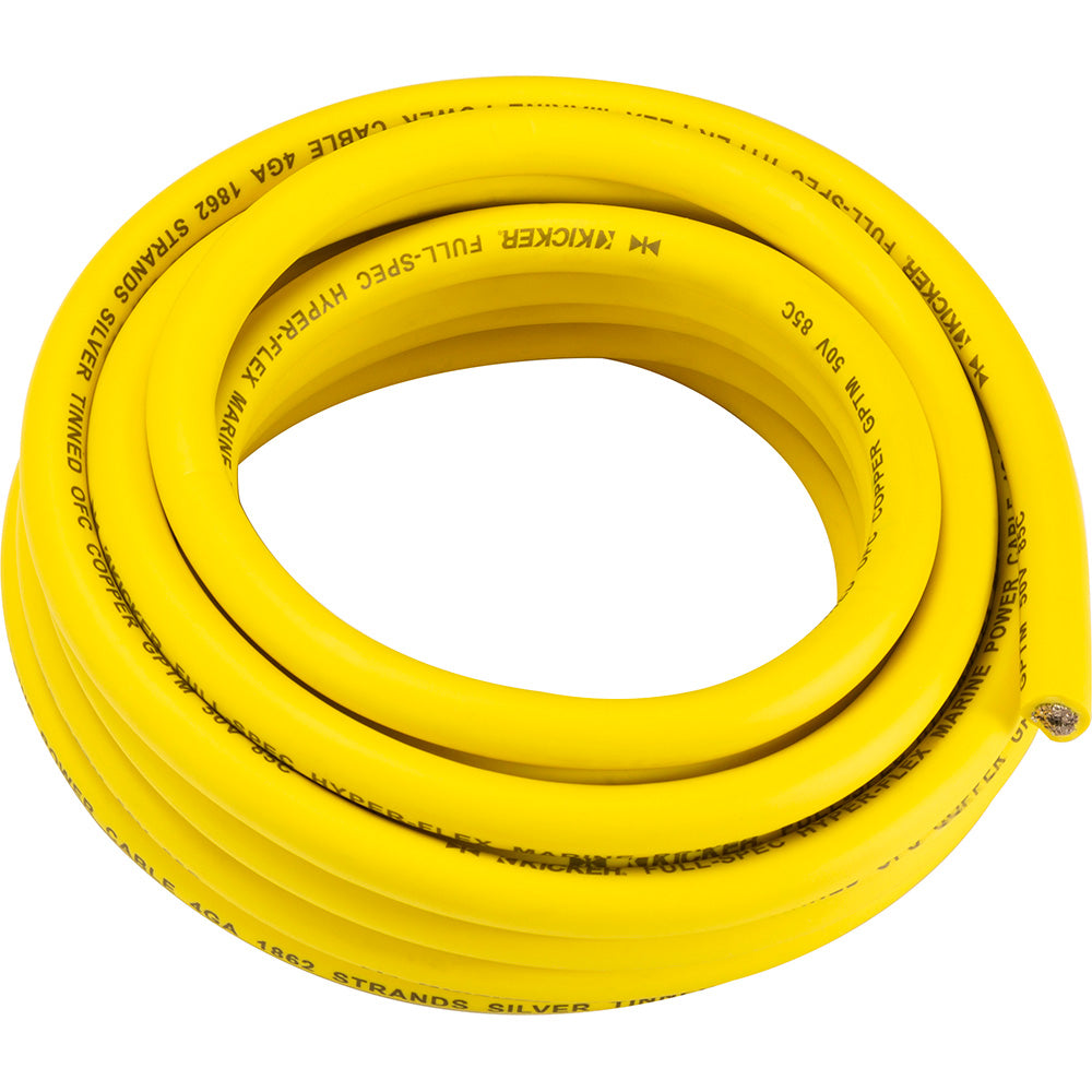 KICKER KMWPY420 20 4AWG Power Wire Yellow 47KMWPY420