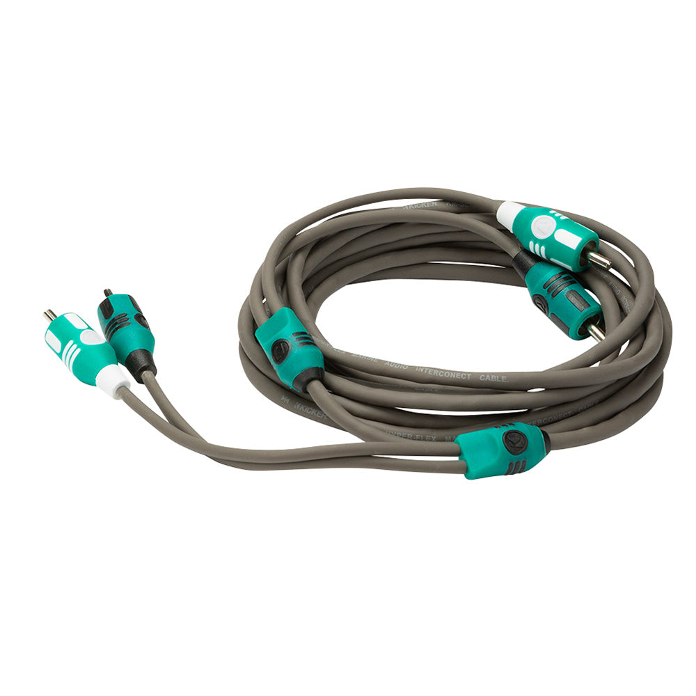 KICKER KMI3 Marine Series 2Channel RCA Interconnect 3M 47KMI3