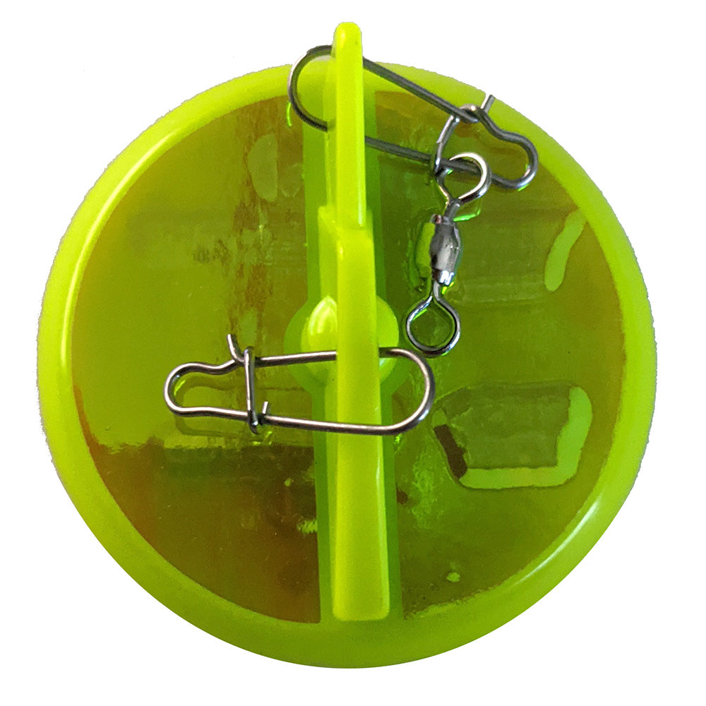 LuhrJensen 214 Dipsy Diver ChartreuseSilver Bottom Moon Jelly 55600302509