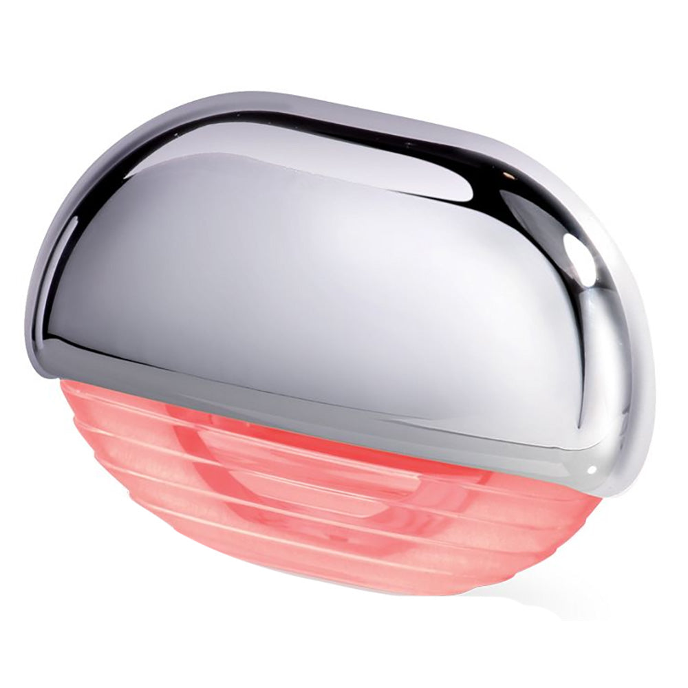 Hella Marine Easy Fit Step Lamp Red wChrome Cap 958126201