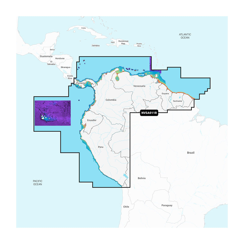 Garmin Navionics Vision NSSA011R South America North 010C145200
