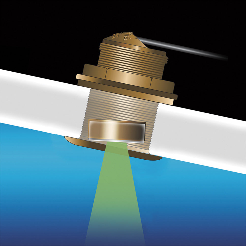 Airmar B75HW High Wide Chirp Transducer 20 Degree Deadrise 600W Thru Hull B75C20HWMM