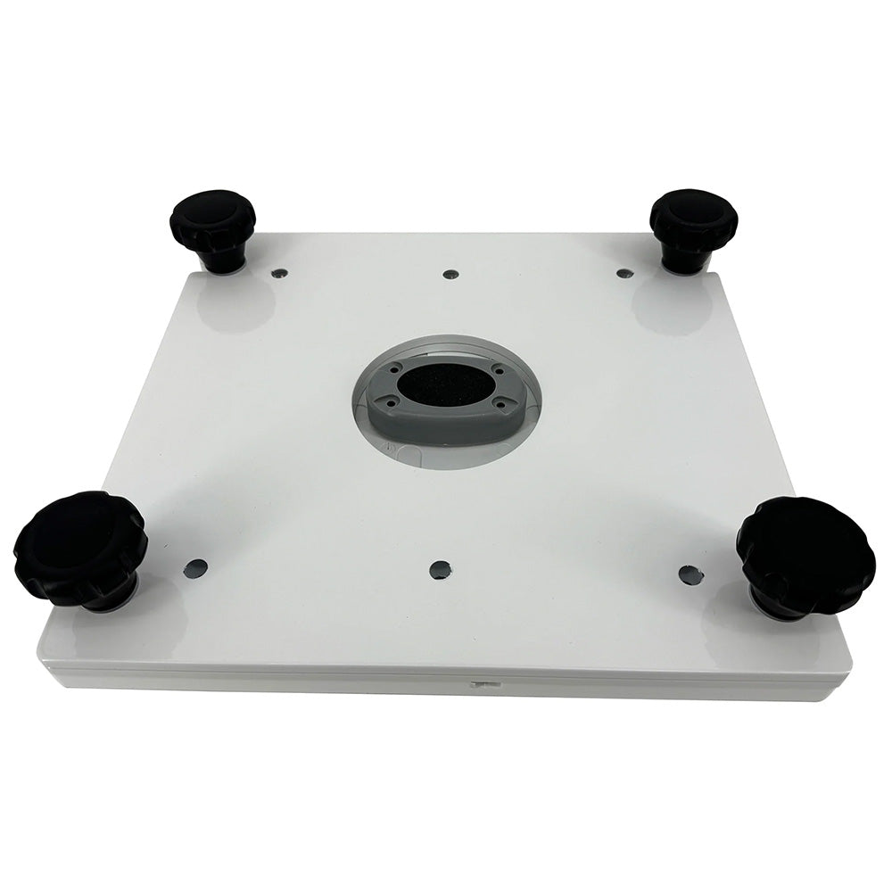 Seaview Removable Base fPedestal Mounts w10x10 Base Plate White PMRB10
