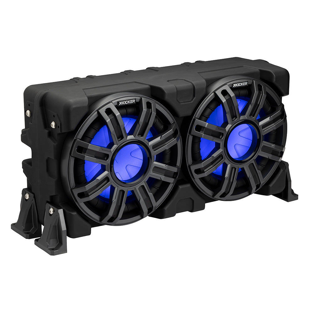 KICKER 10 Loaded Premium Marine Enclosure wPassive Radiator 4Ohm 51MWLE104