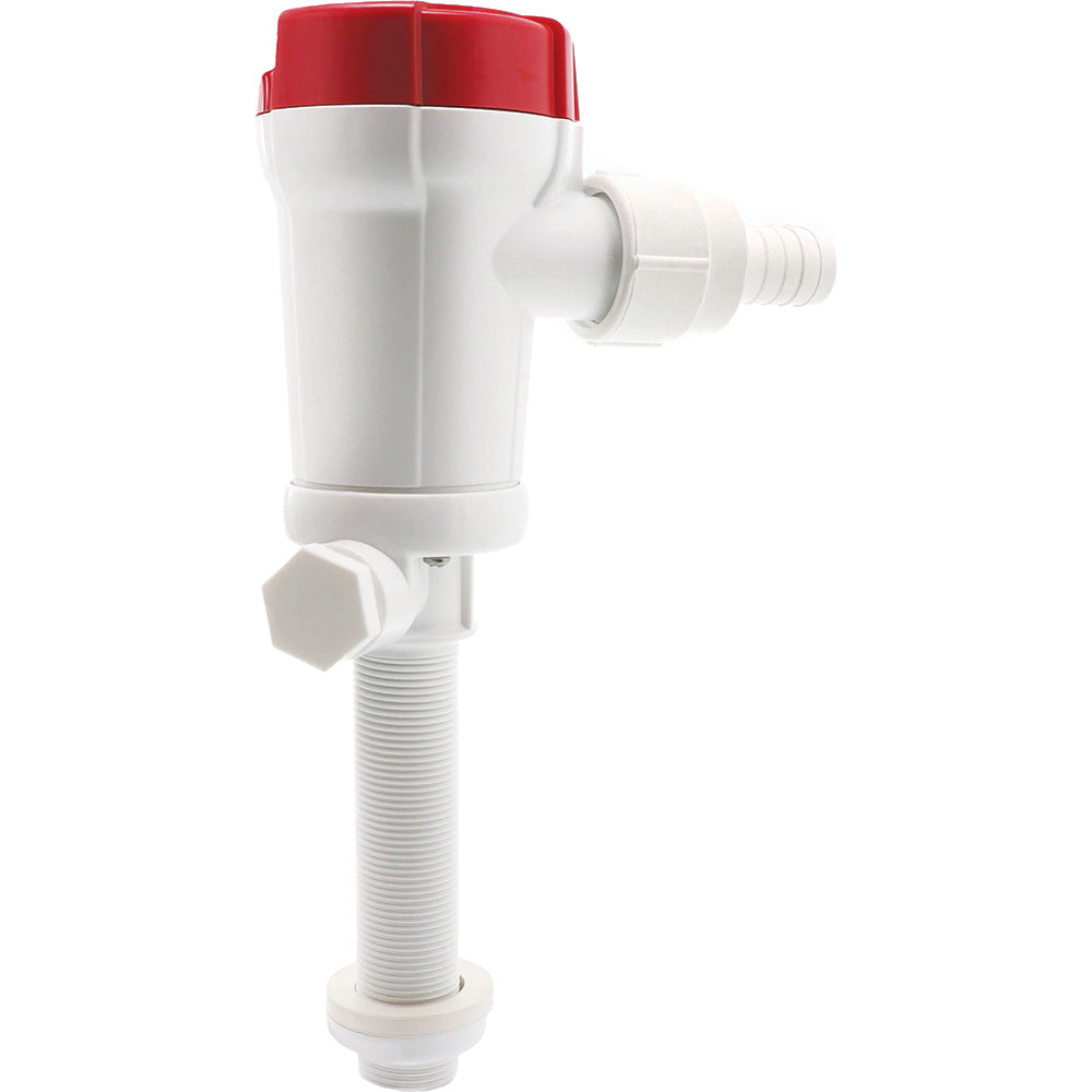 Rule 500 GPH Livewell Pump Straight ThruHull Inlet 601STC