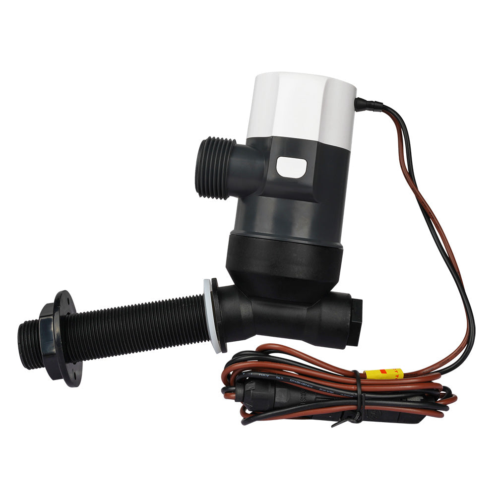 Commodore 1100 GPH Angled Livewell Pump 12V CME311100L