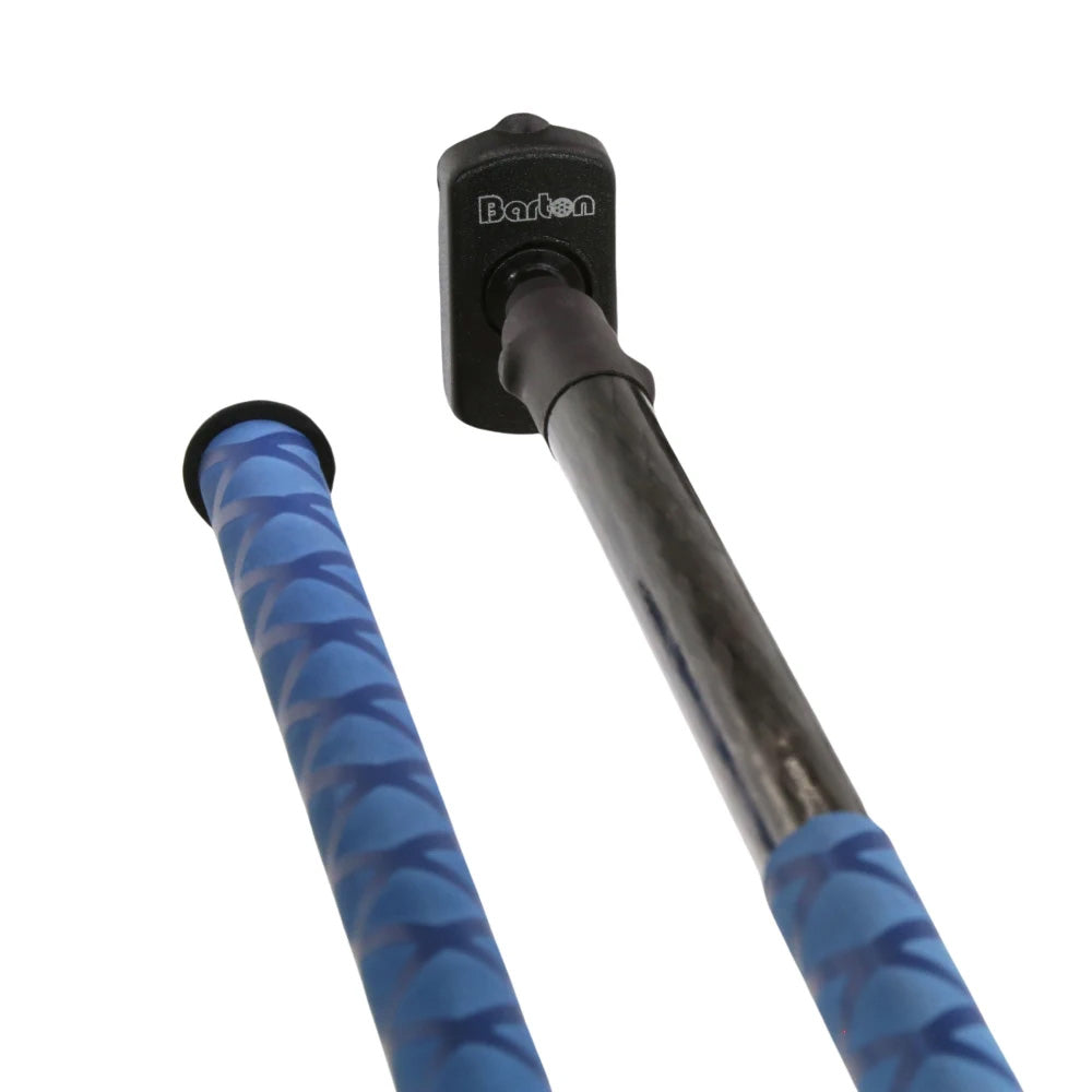 Barton Tiller Extension 900mm Carbon Fiber Blue Soft Grip 43503