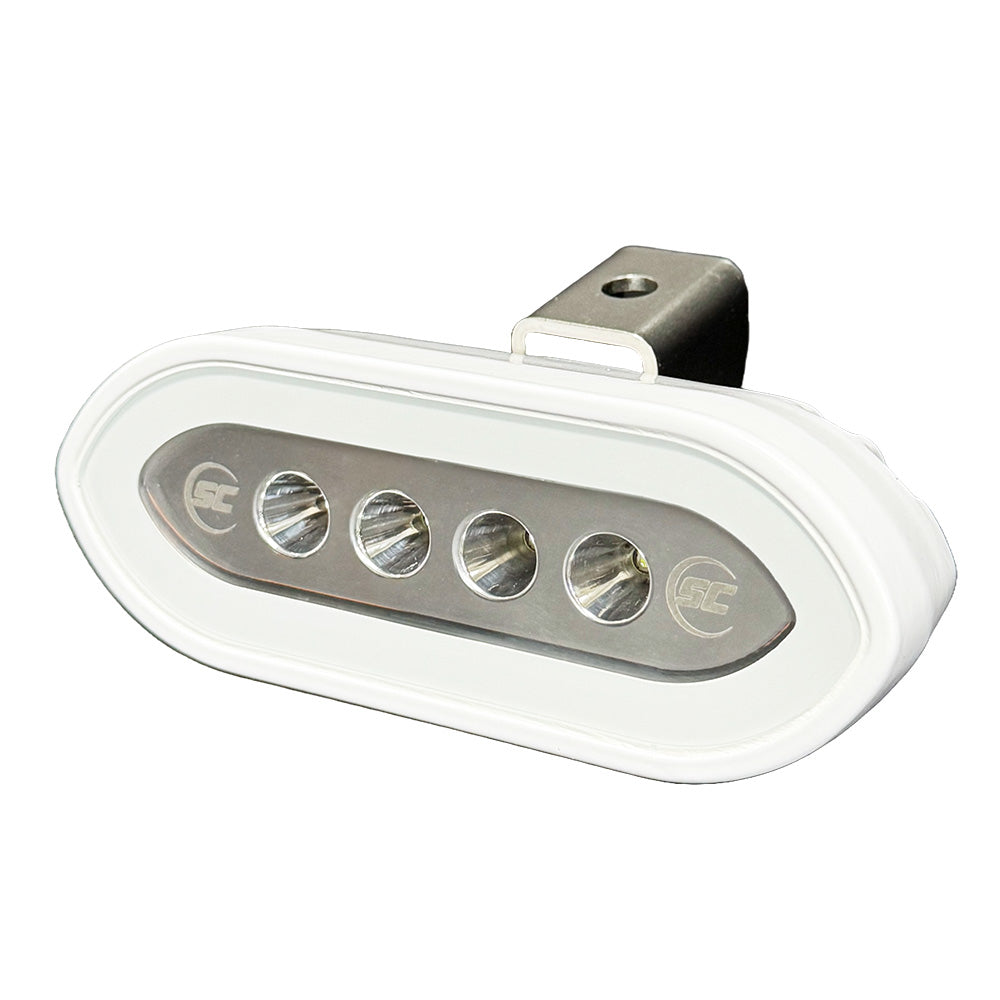 ShadowCaster Bracket Mount Spreader Light White Housing White SCMSLB4XGWWH