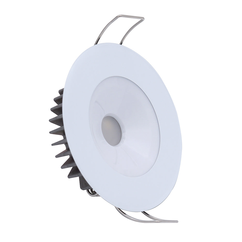 Lumitec Illusion Flush Mount LED Down Light Spectrum RGBW Warm White 117125