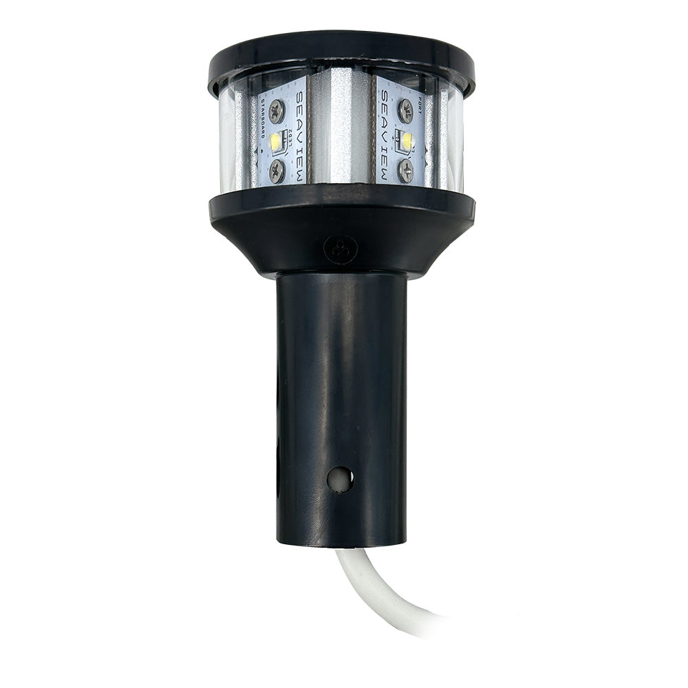 Seaview 12V C5 Certified Round 3nm LED Combo Masthead AllRound Light Black LTBLED12C5BLK