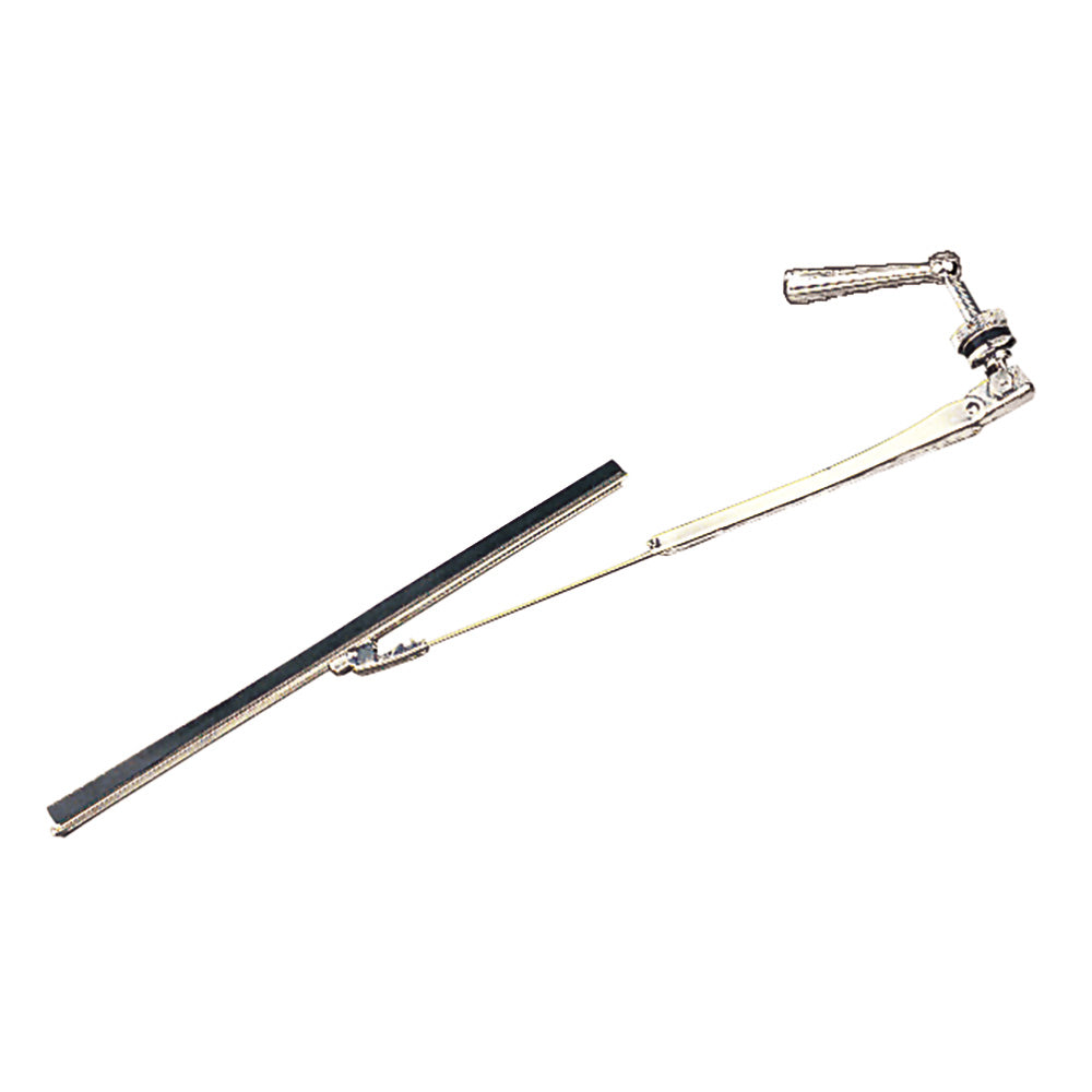 SeaDog Manual Windshield Wiper Machined Brass Chrome Plated 4126011