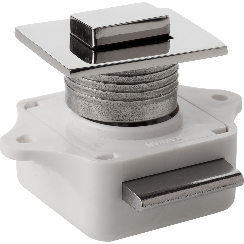 SeaDog Push Button Rim Latch Square Stainless SteelPlastic Housing 2253101