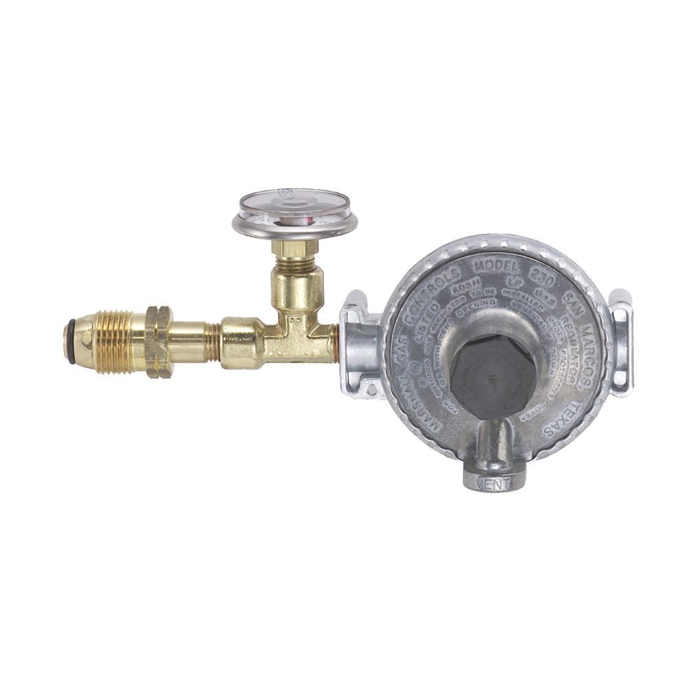 Trident Marine Single Stage Regulator w300 PSI Gauge wTank Mount 12001411