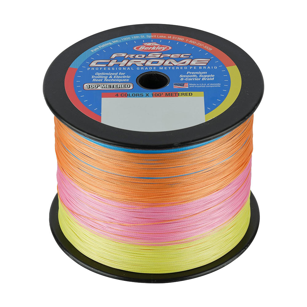Berkley ProSpec Chrome 4 x 100 Metered Braid 20lb 3500yd 1640955
