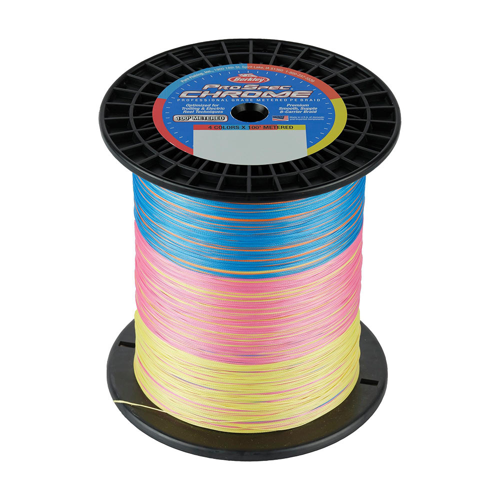 Berkley ProSpec Chrome 4 x 100 Metered Braid 130lb 3000yd 1641081