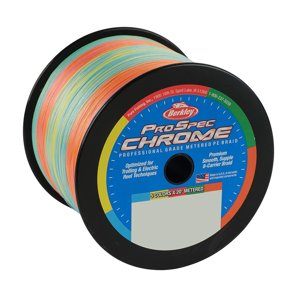 Berkley Prospec Chrome 5 x 20 Metered Braid 30lb 3500yd 1621890