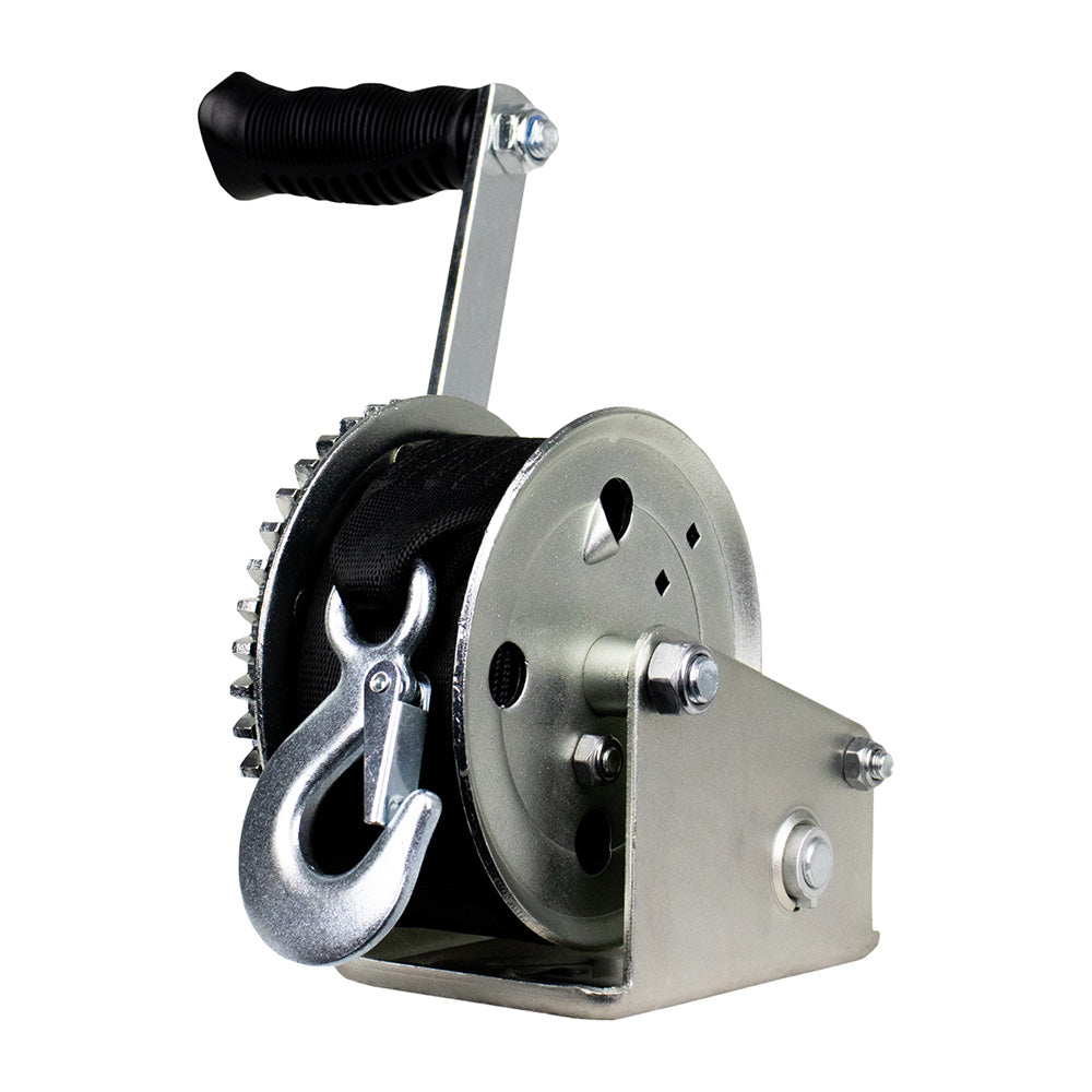 Powerwinch Utility Series Winch 1400lb 8 Crank Arm Zinc 21500W14008ZR