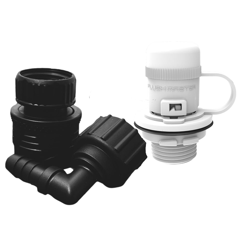 Flushmaster Flush Port Quick Connect fMercury White SMFMQCMW
