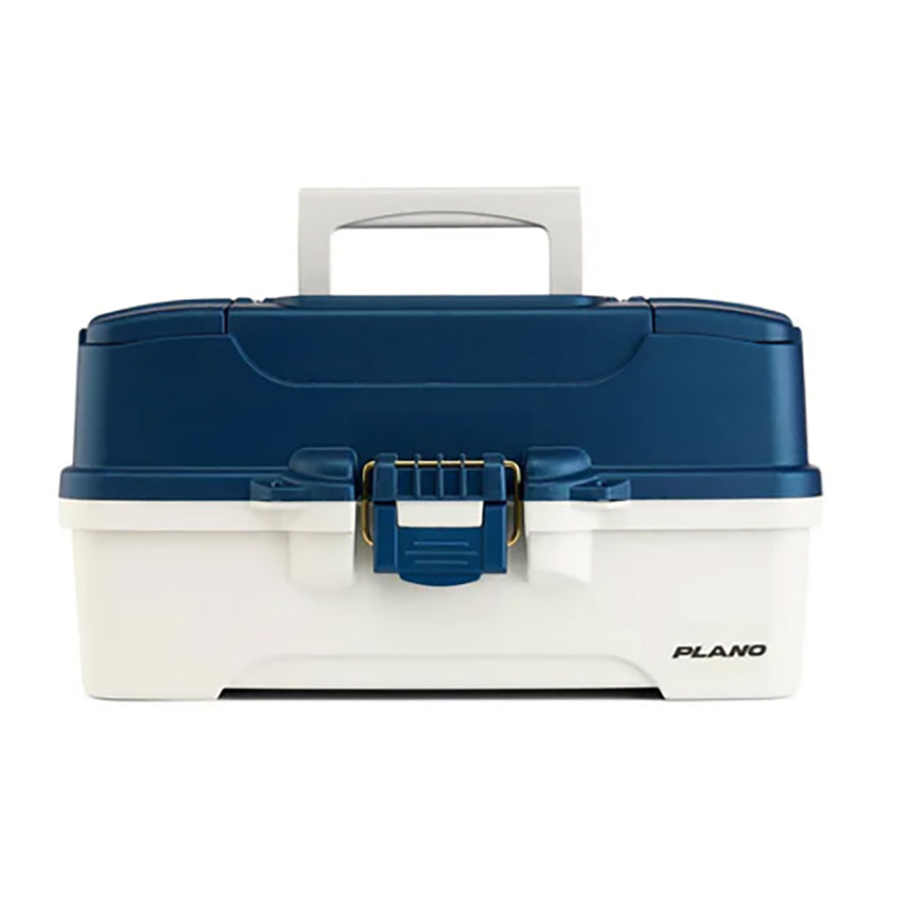 Plano ThreeTray Tackle Box BlueWhite P000405