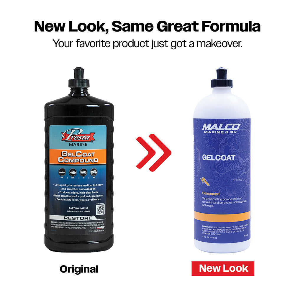 Malco Gel Coat Compound 32oz 167532