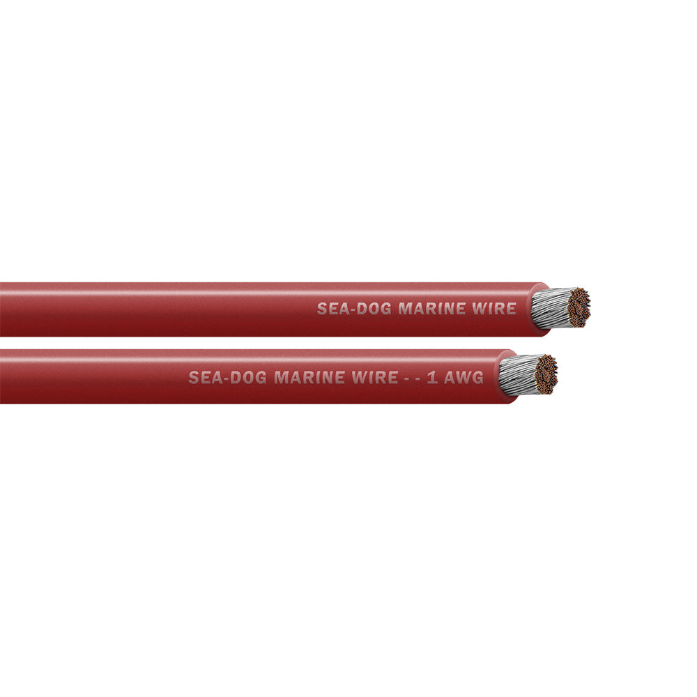 SeaDog 1 AWG Red Battery Cable 100 8001022