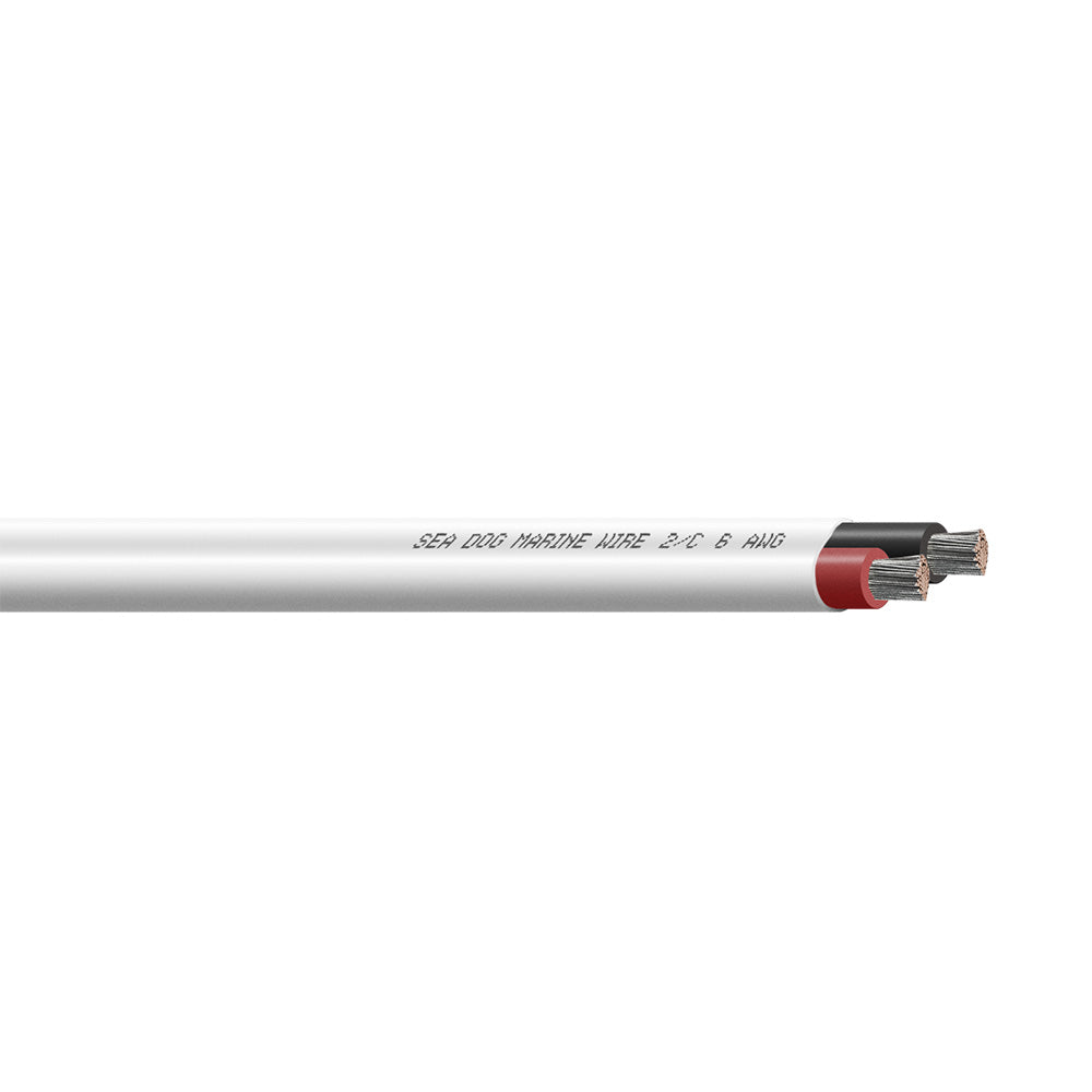 SeaDog 62 AWG Flat Duplex Wire RedBlack 100 8006202