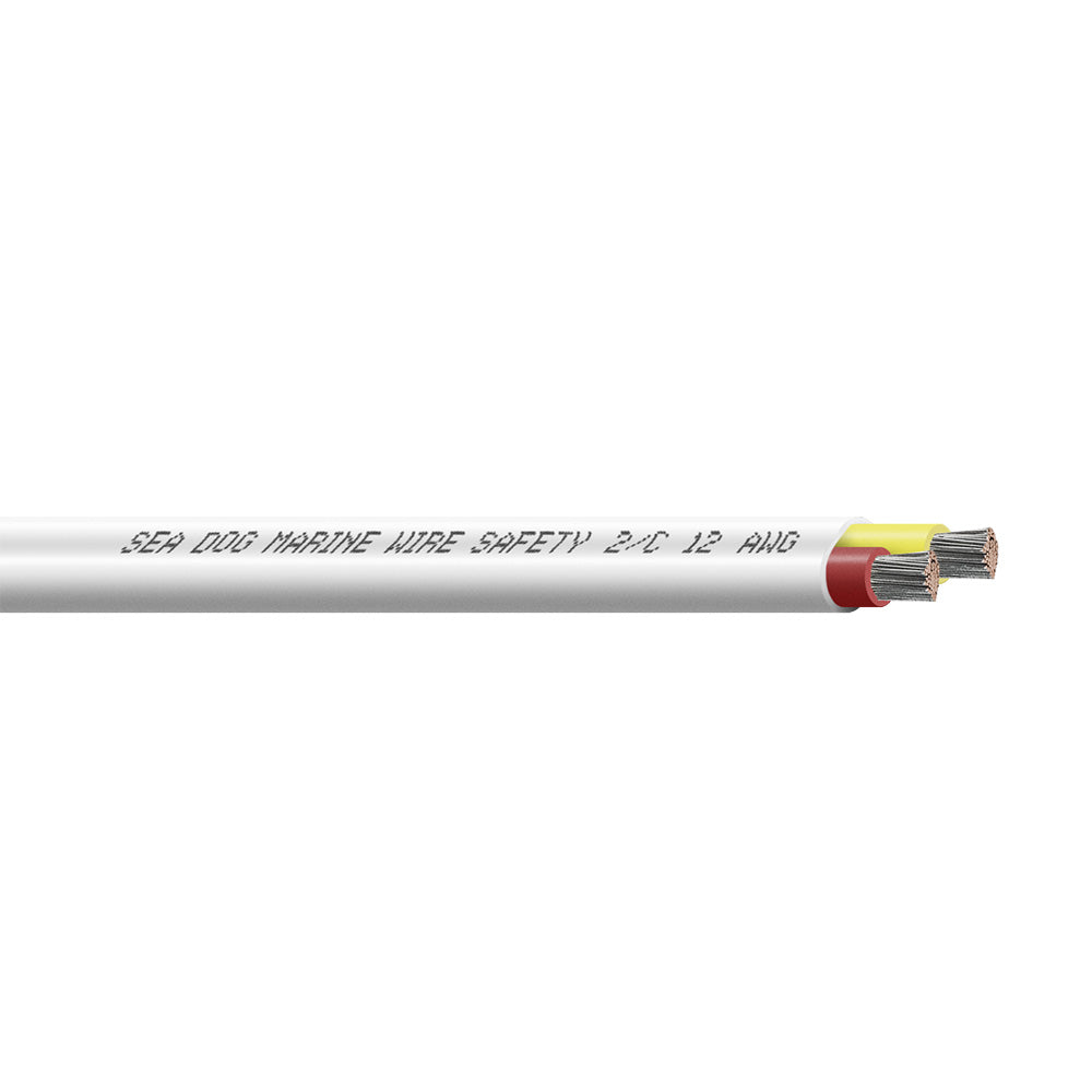 SeaDog 122 AWG Flat Duplex Safety Wire RedYellow 500 8012227