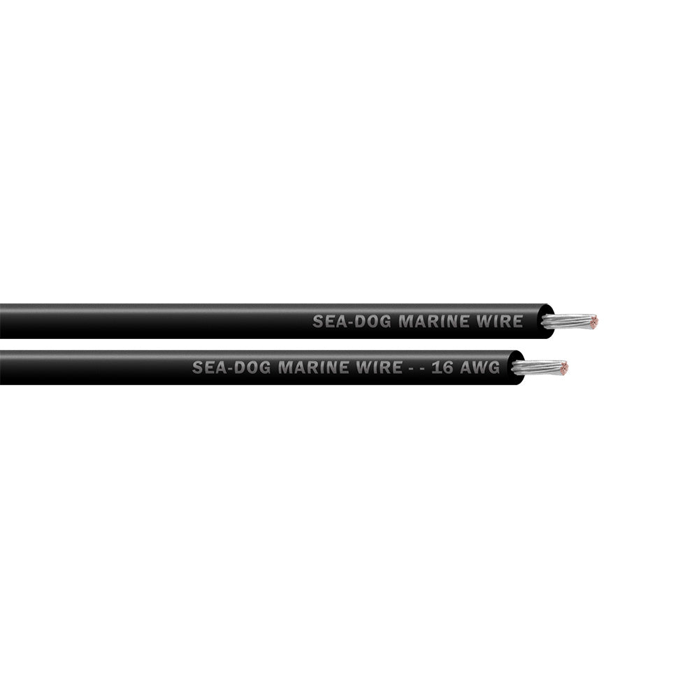 SeaDog 16 AWG Black Primary Wire 100 8016012