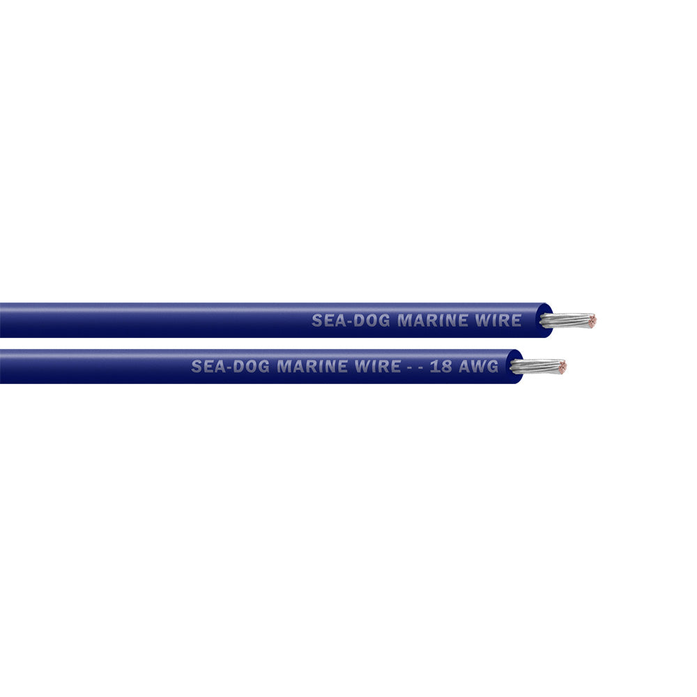 SeaDog 18 AWG Dark Blue Primary Wire 250 8018064