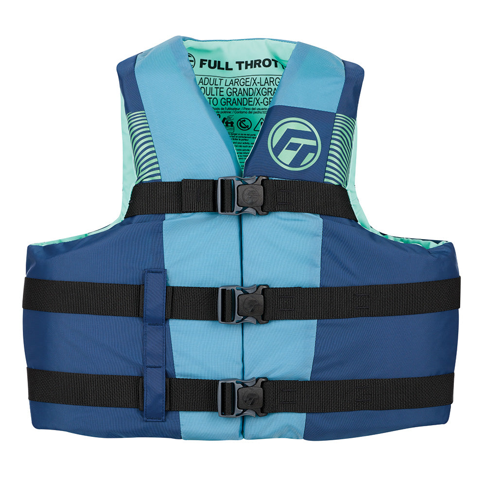 Full Throttle Adult Nylon Life Jacket SM BlueBlack 11220050003026