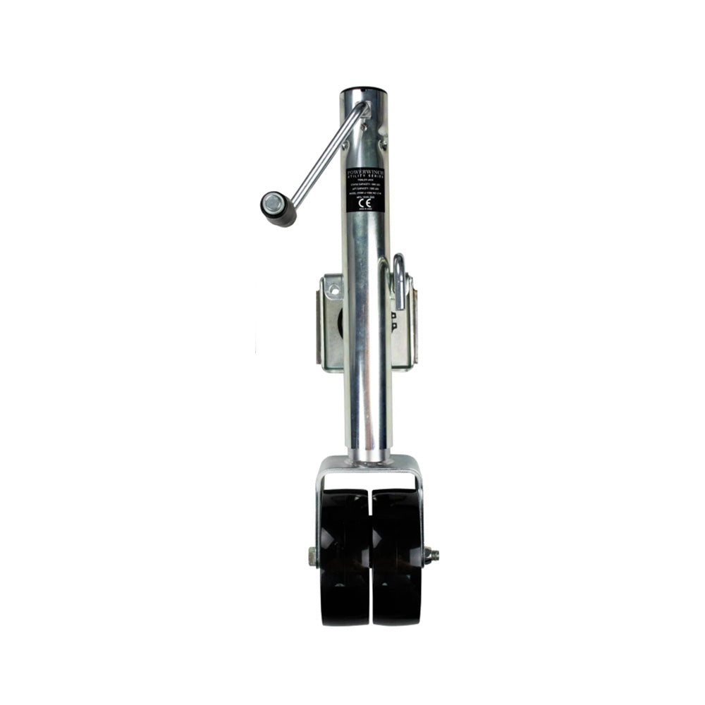Powerwinch Utility Series Jack 1500lb BoltOn Double Wheel Zinc 21500J1500B2ZR