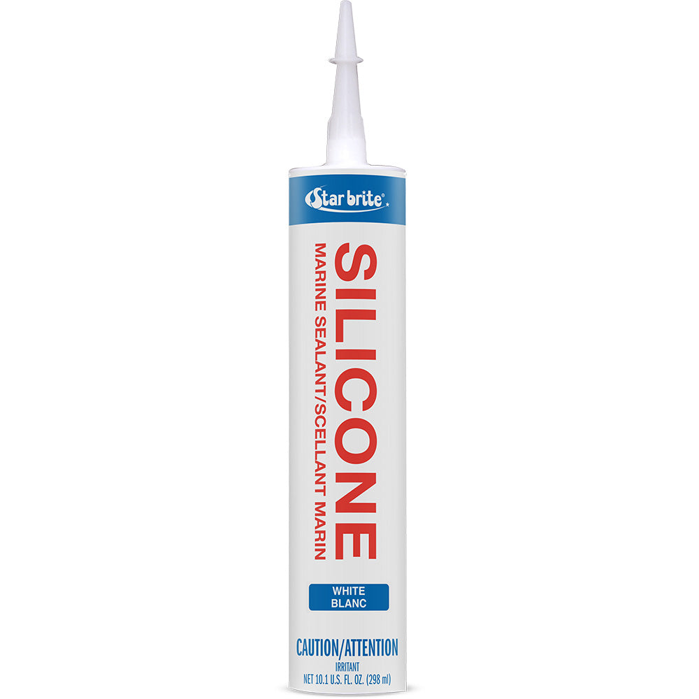 Star brite Marine Silicone Sealant White 103 oz 82121