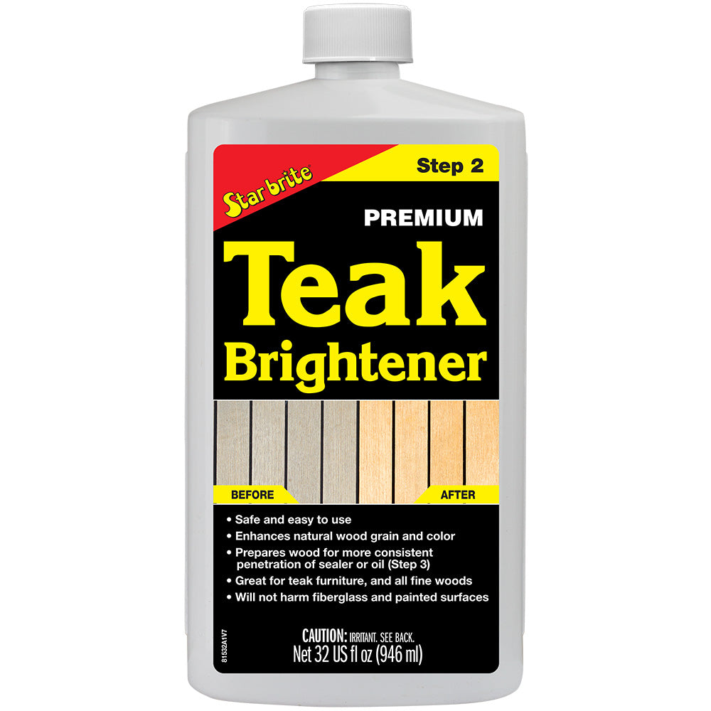 Star brite Premium Teak Brightener Step 2 32 oz 81532
