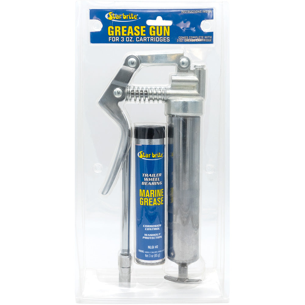Star brite Pistol Grease Gun wMarineGrade Cartridge 3 oz 28703