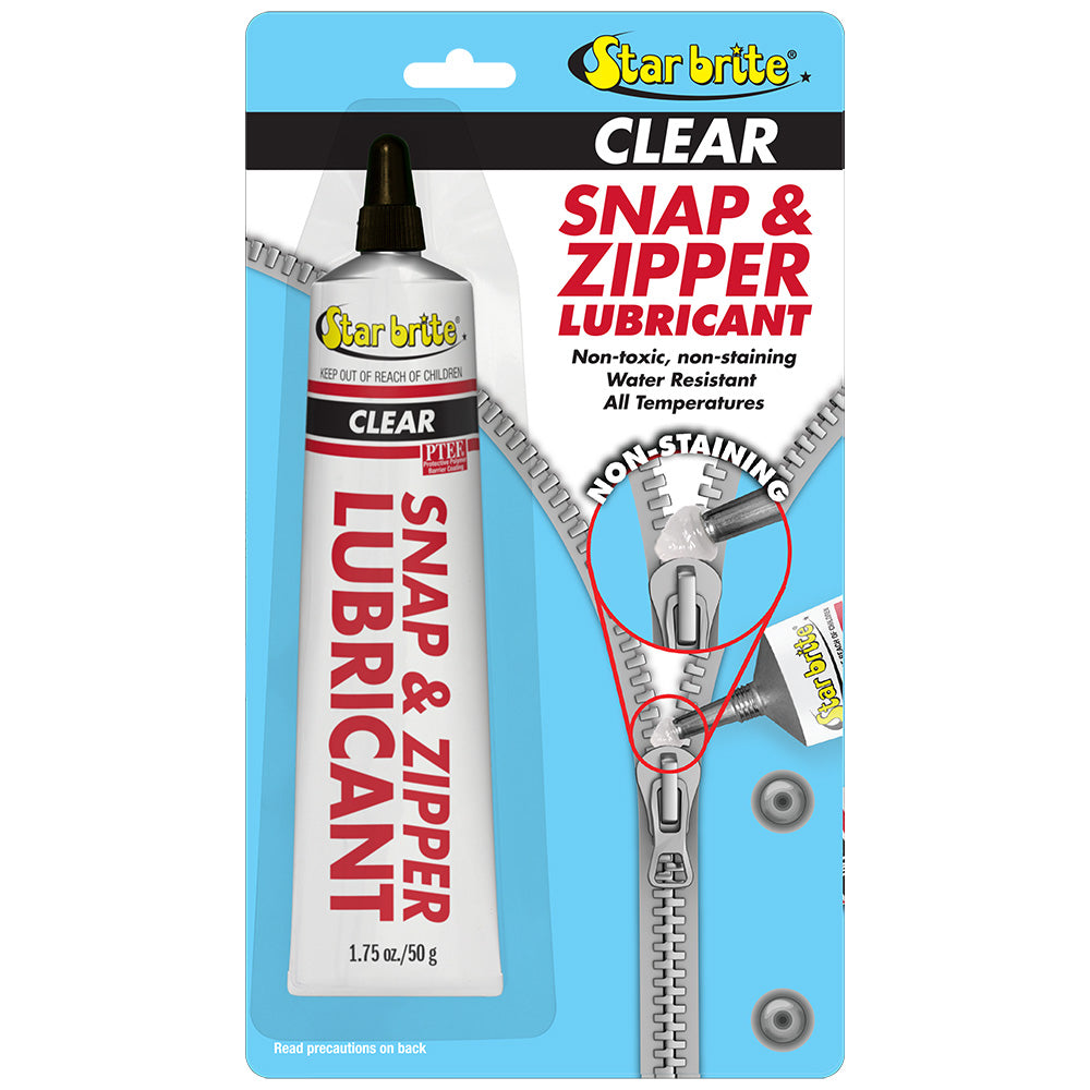 Star brite Snap Zipper Lubricant Clear MultiUse 175 oz 89102P