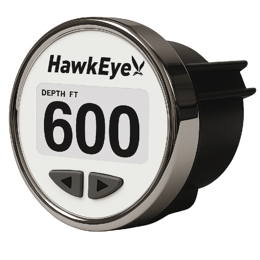 HawkEye DepthTrax Edge InDash Depth Finder HD Color Display 600 Max Depth TM Transducer DT3BXTM