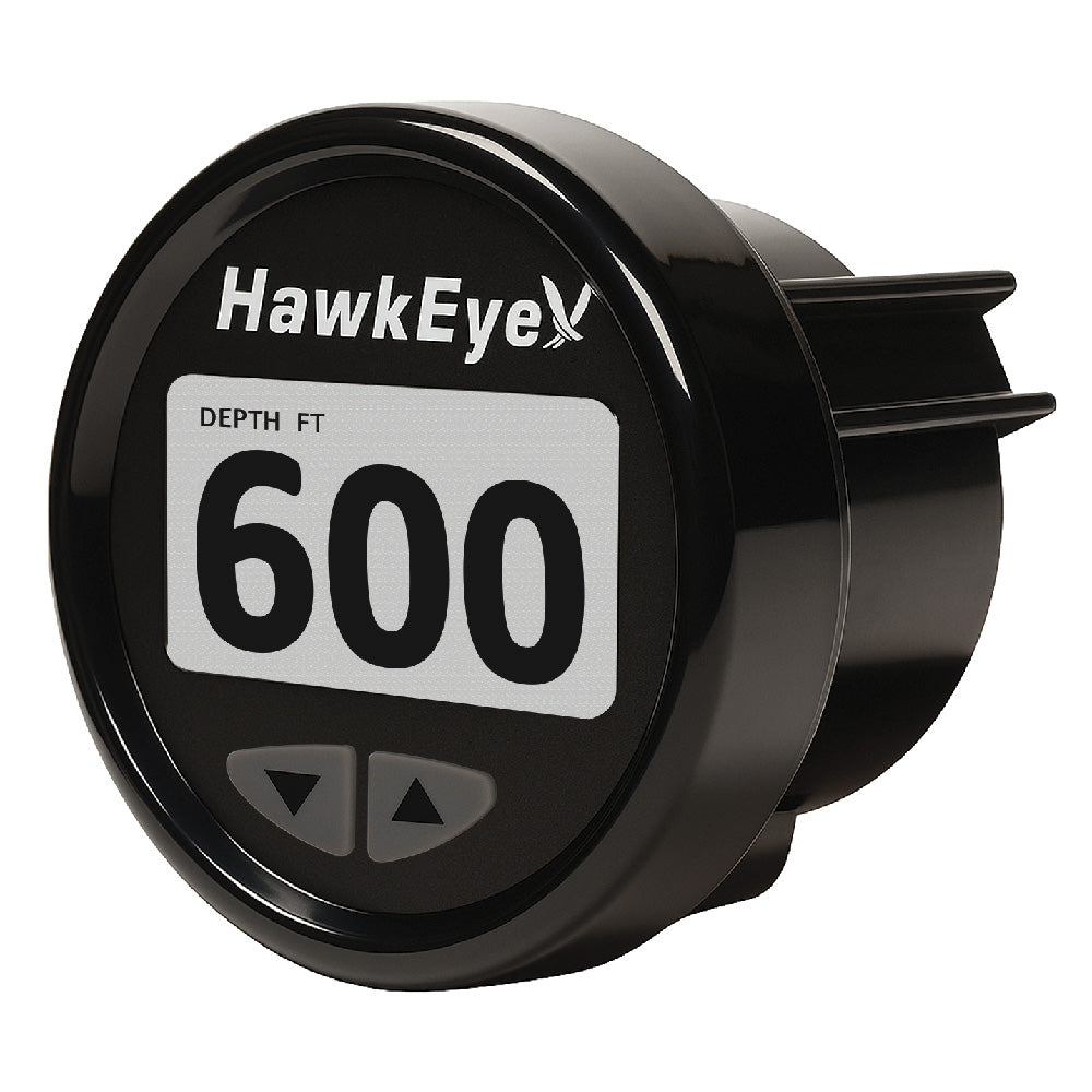HawkEye DepthTrax Edge InDash Depth Finder HD Color Display 600 Max Depth TM Transducer DT3BXTM