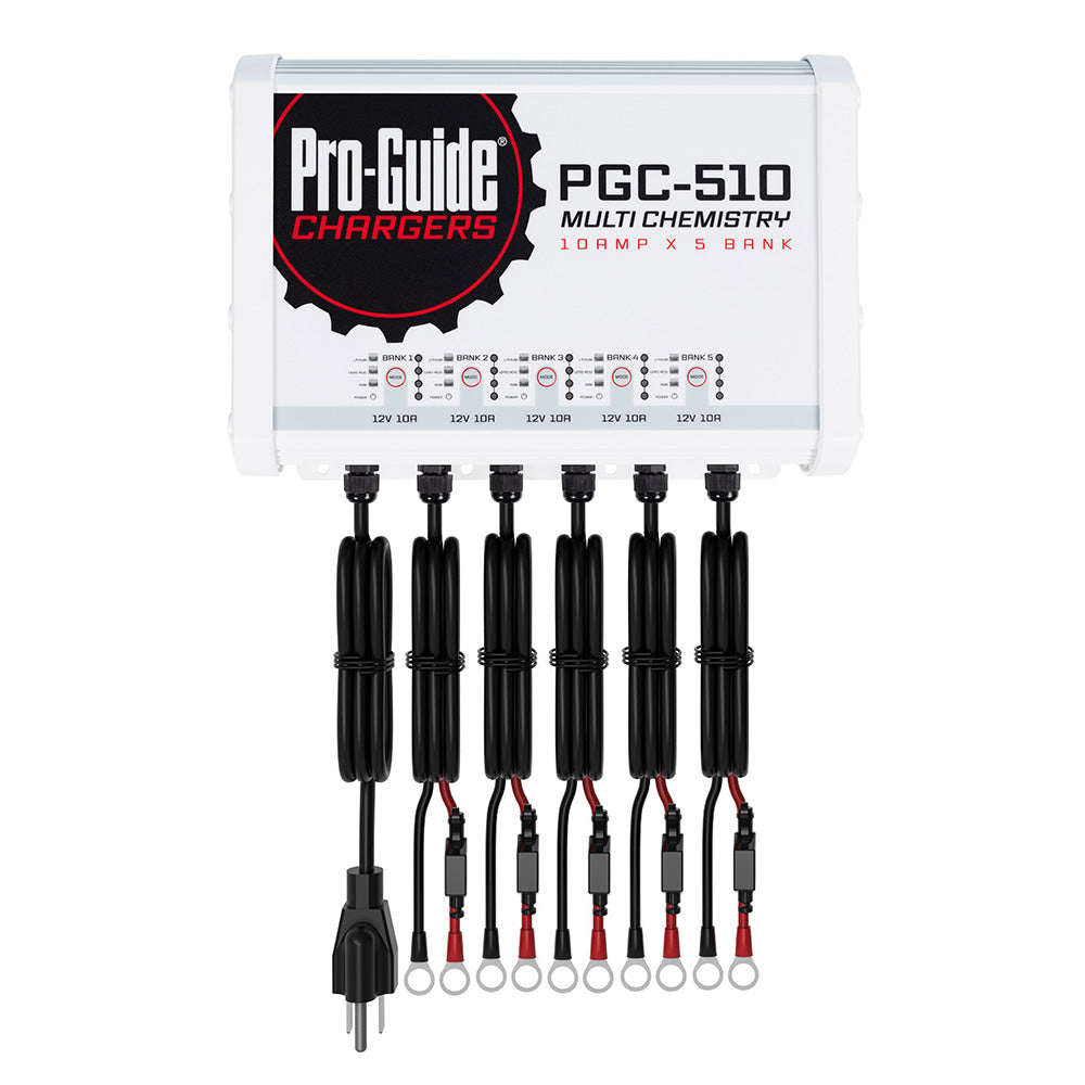 ProGuide 5 Bank OnBoard Battery Charger 12V 50Amp PGC510