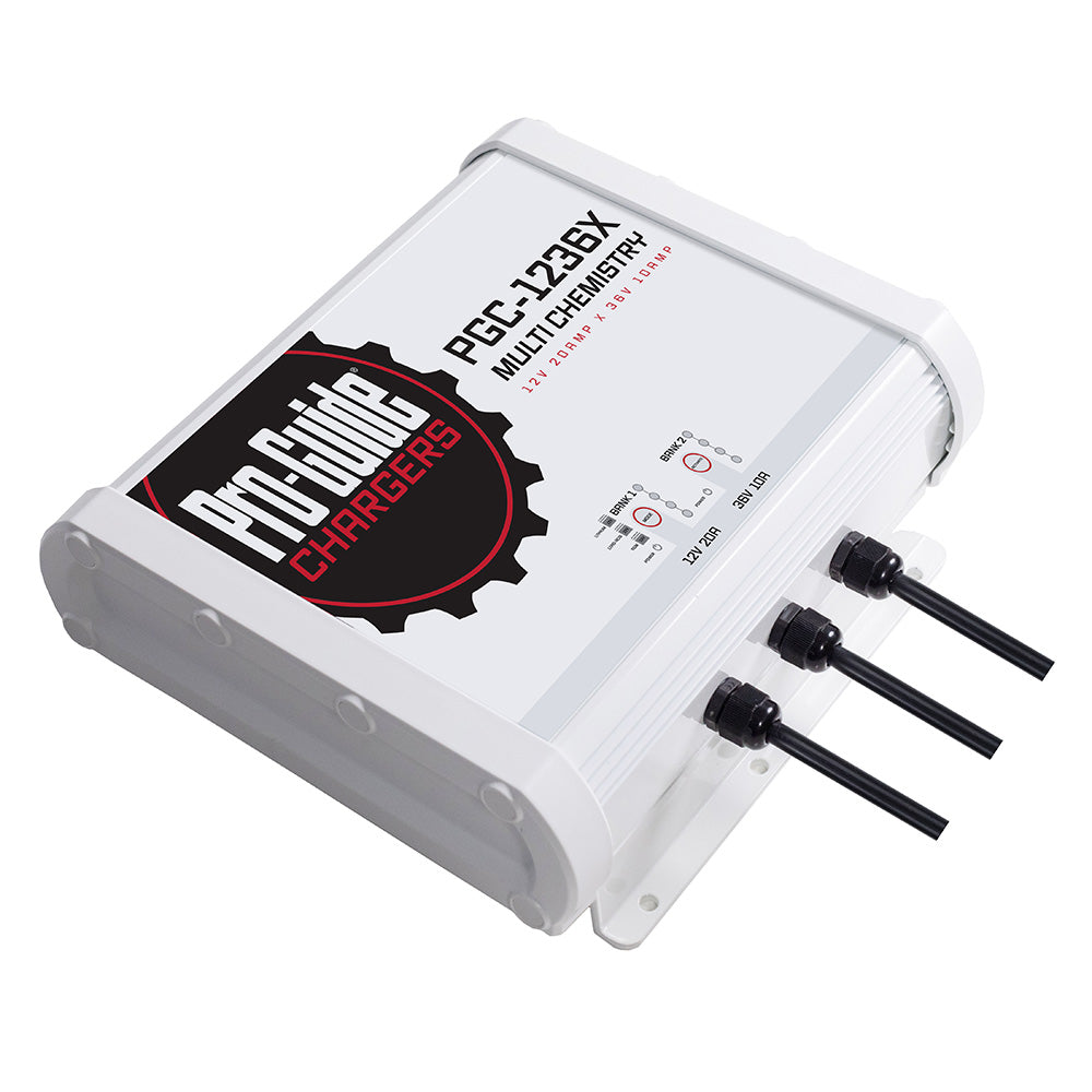 ProGuide 2 Bank OnBoard Battery Charger 1 12V 1 36V 30Amp PGC1236X