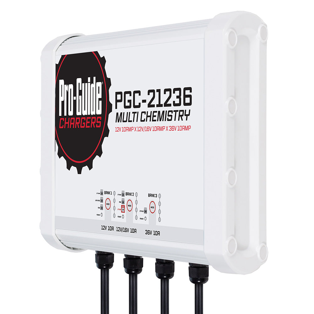 ProGuide 3 Bank OnBoard Battery Charger 1 12V 1 1216V 1 36V 30Amp PGC21236